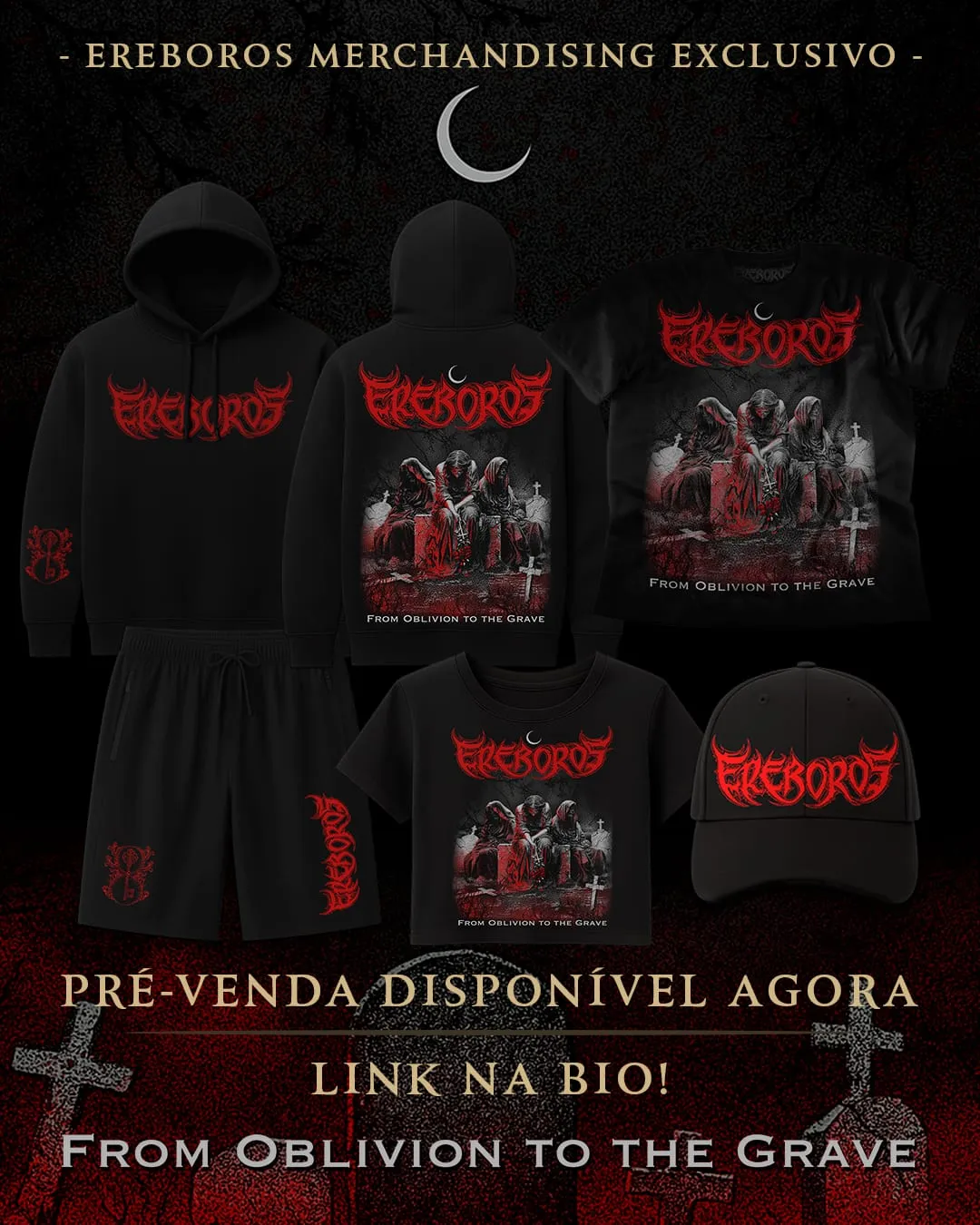 Camiseta da coleção From Oblivion to the Grave